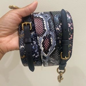 COACH Snakeskin Novelty Strap MULTICOLOR NWT!